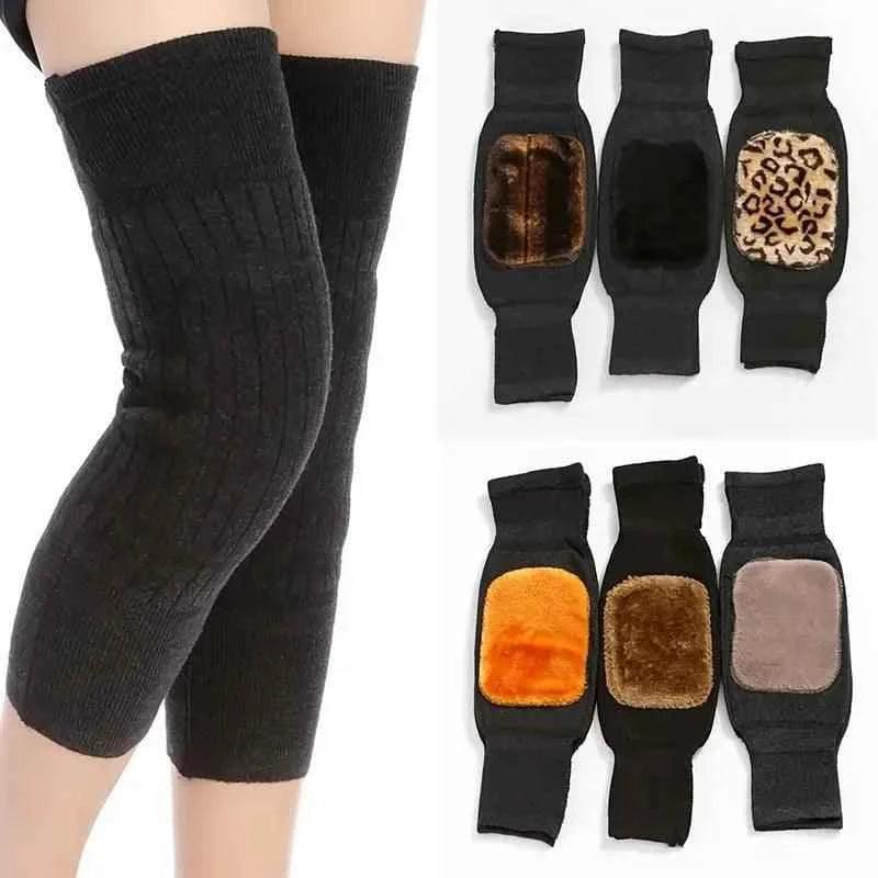 Soft Warm Wool Knee Pads – Cashmere Knee Brace Support Sleeves