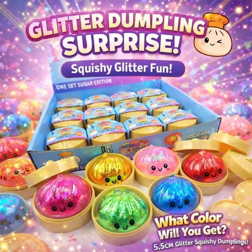 Dumpling Pressure Squishies Cute Colorful Toy Slow Rising Stress Relief Fidget Toy