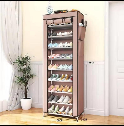 Multipurpose Non-Wooven Shoes Wardrobe Organizer
