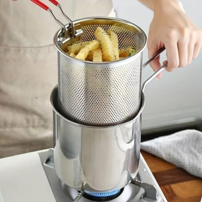 Stainless Steel Deep Frying Pot 1200ml